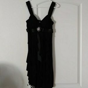 Black cocktail dress